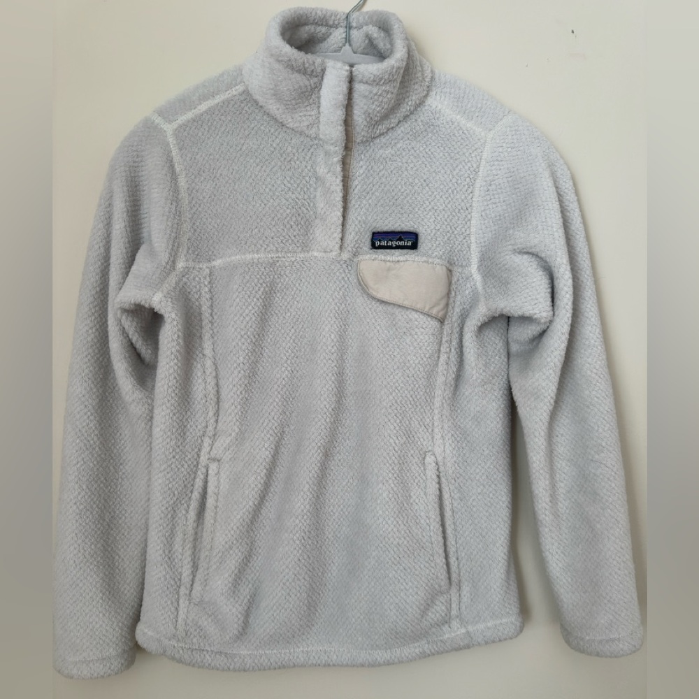 Patagonia Creamy White Fleece Pullover